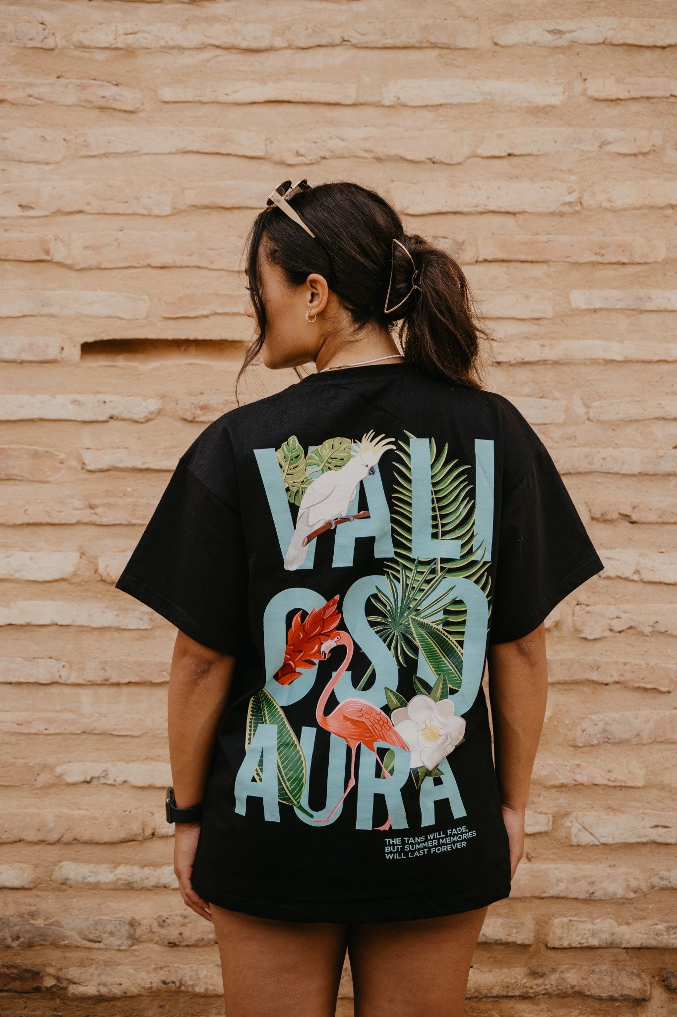 Valioso AURA with Back Print Black