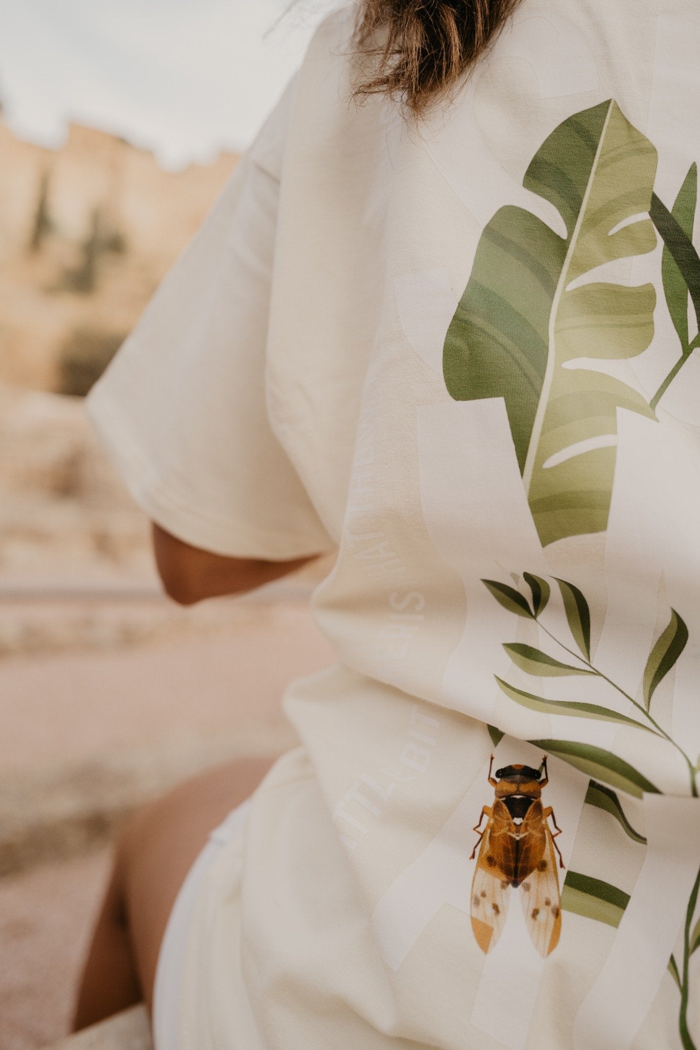 Aura Statement Tee – Yellow